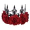 Rose Red Rose Flower Crown Woodland Hair Wreath Festival Headband